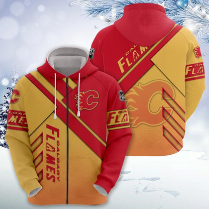LIMITED EDITION - NEW CUSTOMIZED NHL17 CGF CALGARY FLAMES UNISEX T-SHIRT, POLO, HOODIE & JACKETS
