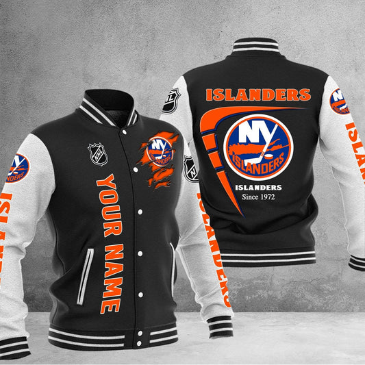 LIMITED EDITION - NEW PREMIUM NHL25 NYI NEW YORK ISLANDERS BASEBALL JACKET