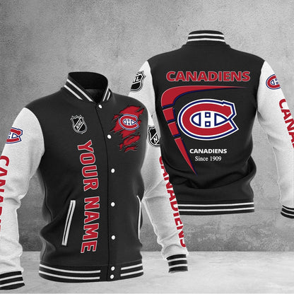 LIMITED EDITION - NEW PREMIUM NHL11 MCD MONTREAL CANADIENS BASEBALL JACKET