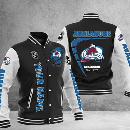 LIMITED EDITION - NEW PREMIUM NHL05 CAL COLORADO AVALANCHE BASEBALL JACKET