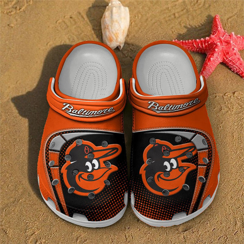 LIMITED EDITION - NEW CUSTOMIZED MLB25 BOS BALTIMORE ORIOLES CLOGS