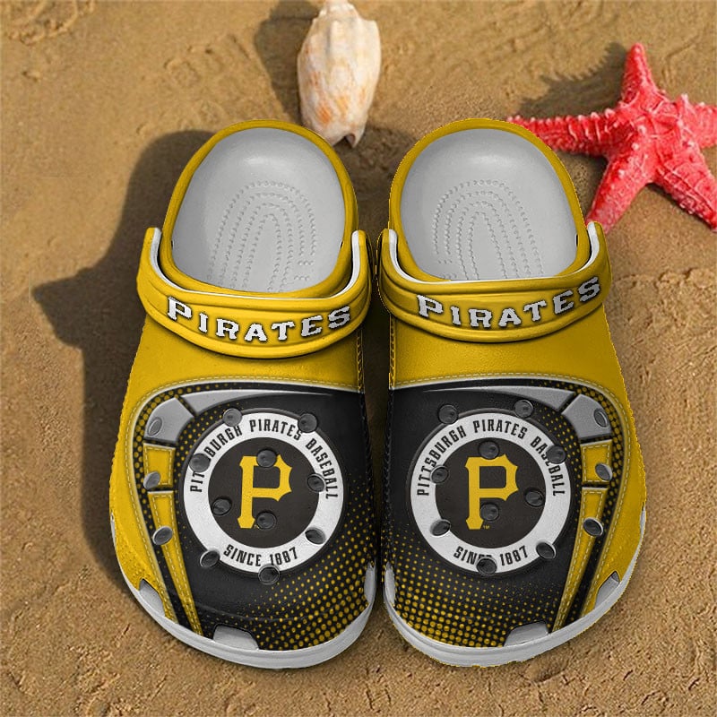LIMITED EDITION - NEW CUSTOMIZED MLB29 PHP PITTSBURGH PIRATES CLOGS