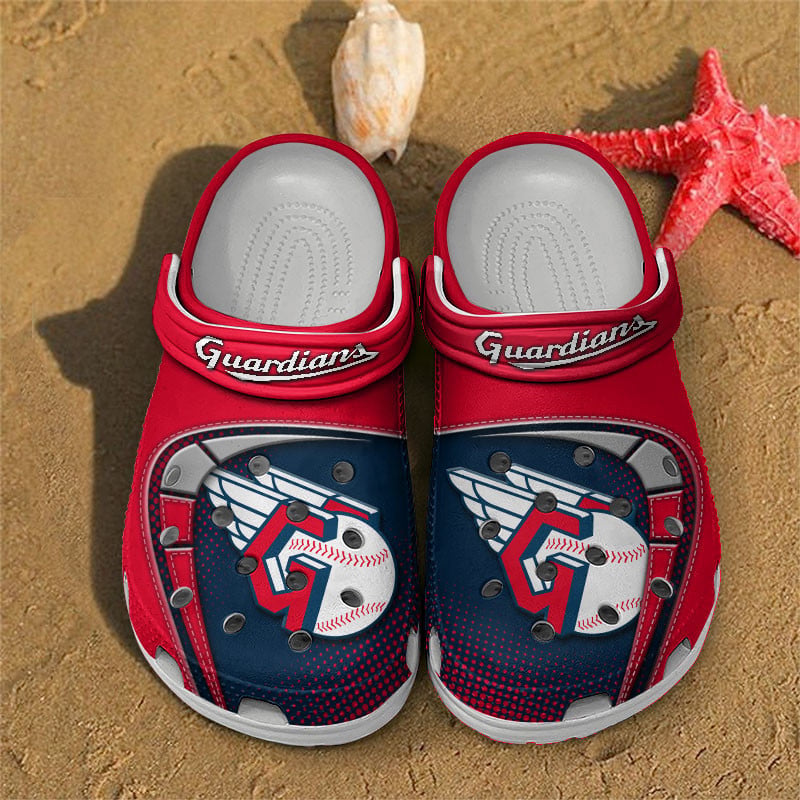 LIMITED EDITION - NEW CUSTOMIZED MLB13 CGS CLEVELAND GUARDIANS CLOGS