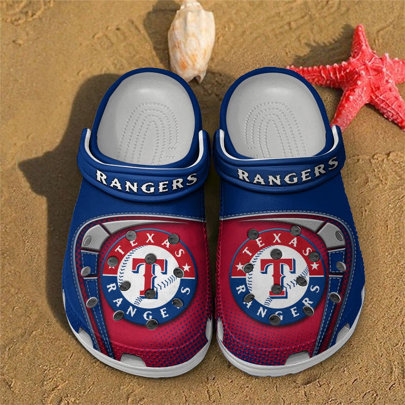 LIMITED EDITION - NEW CUSTOMIZED MLB08 TRS TEXAS RANGERS CLOGS