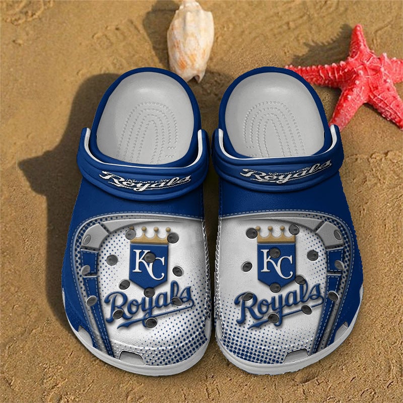 LIMITED EDITION - NEW CUSTOMIZED MLB19 KCR KANSAS CITY ROYALS CLOGS