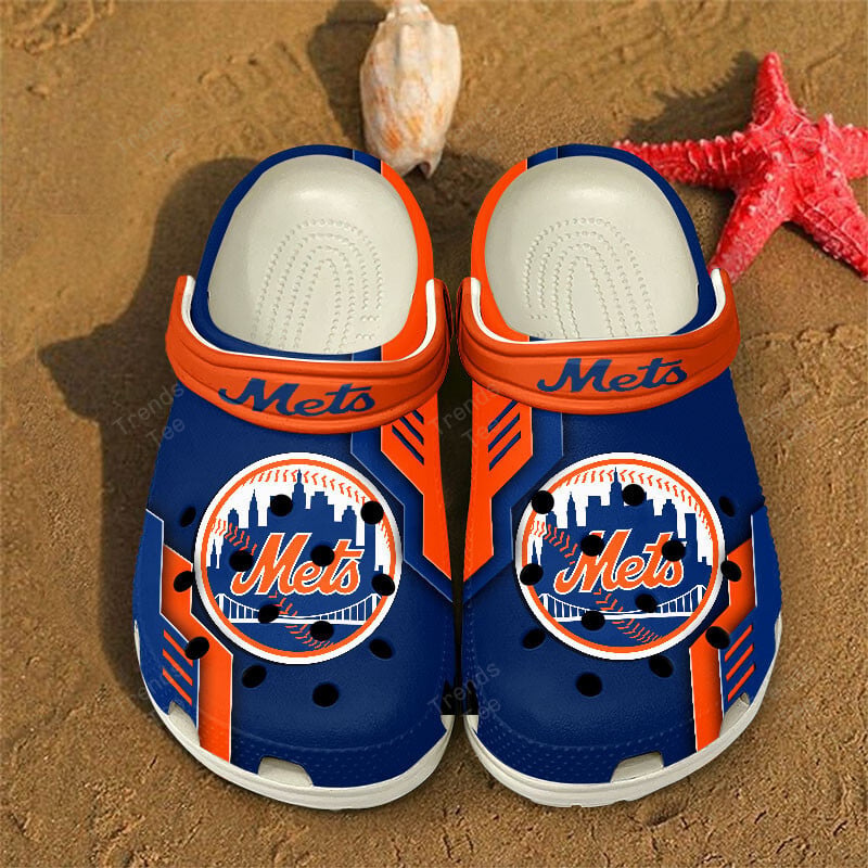 LIMITED EDITION - NEW CUSTOMIZED MLB17 NYM NEW YORK METS CLOGS