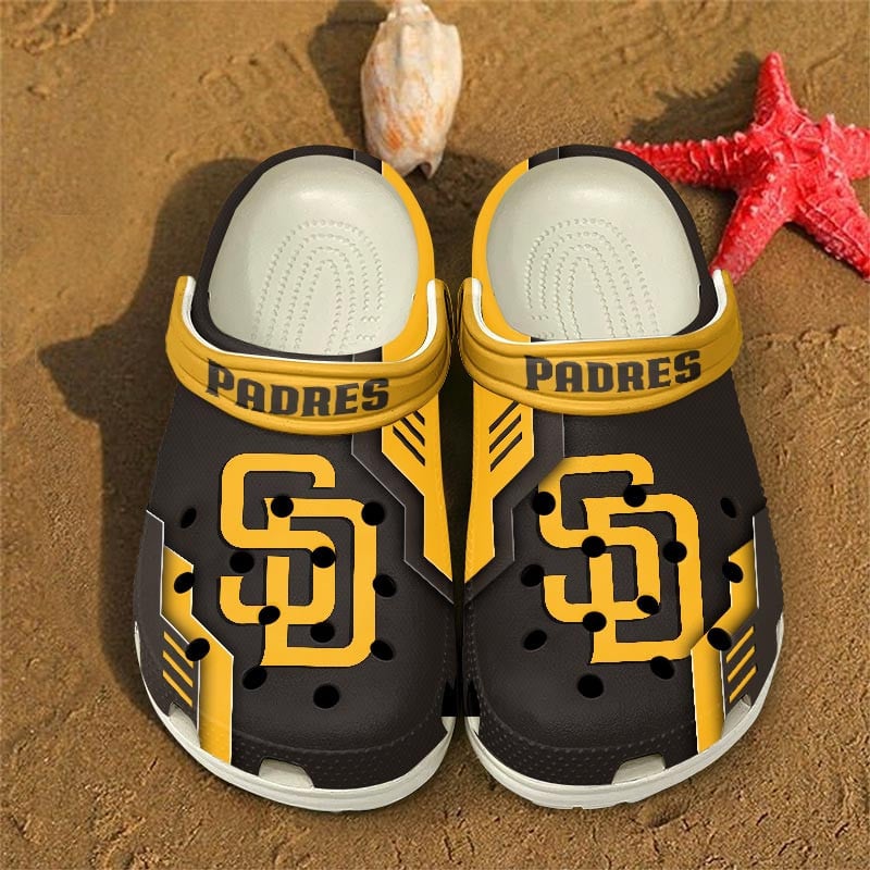 LIMITED EDITION - NEW CUSTOMIZED MLB18 SDP SAN DIEGO PADRES CLOGS