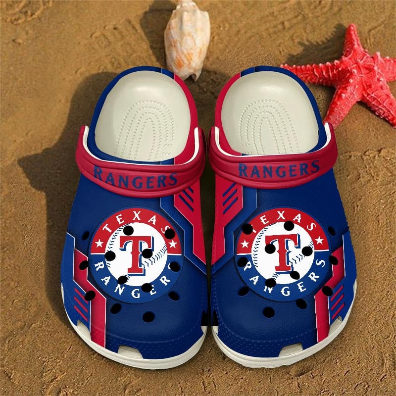 LIMITED EDITION - NEW CUSTOMIZED MLB08 TRS TEXAS RANGERS CLOGS