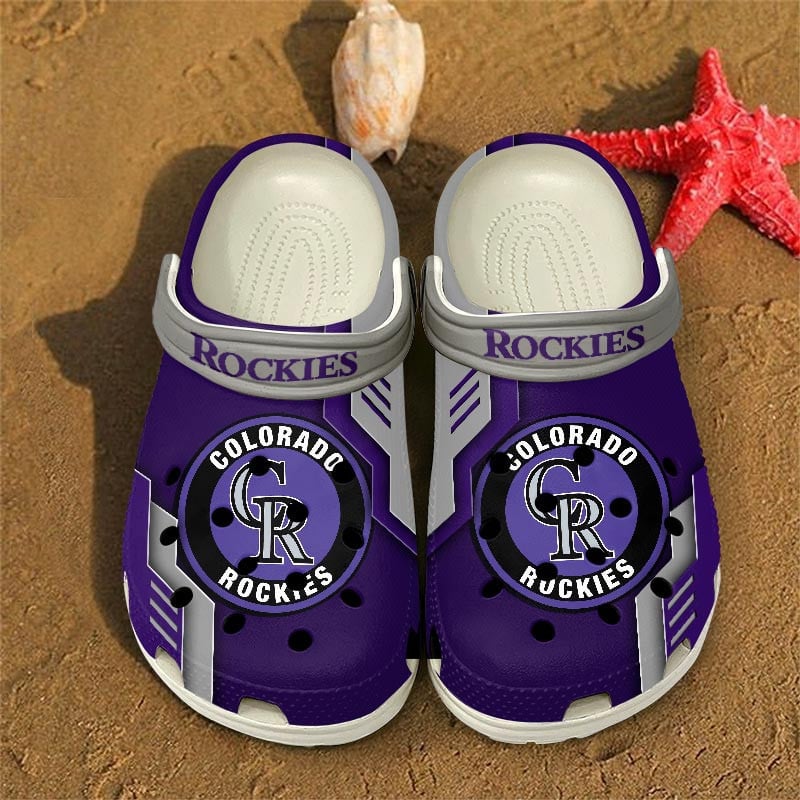 LIMITED EDITION - NEW CUSTOMIZED MLB30 COR COLORADO ROCKIES CLOGS