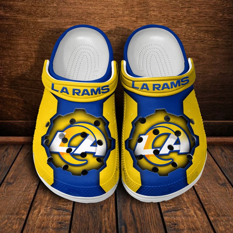 LIMITED EDITION - NEW CUSTOMIZED NFL22 LAR LOS ANGELES RAMS CLOGS