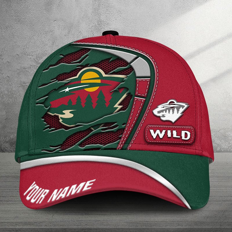 LIMITED EDITION - NEW CUSTOMIZED NHL13 MNW MINNESOTA WILD CLASSIC CAP