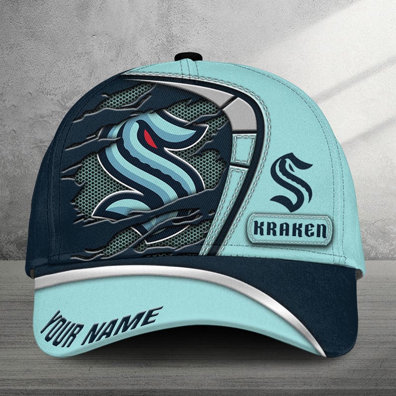 LIMITED EDITION - NEW CUSTOMIZED NHL20 STK SEATTLE KRAKEN CLASSIC CAP
