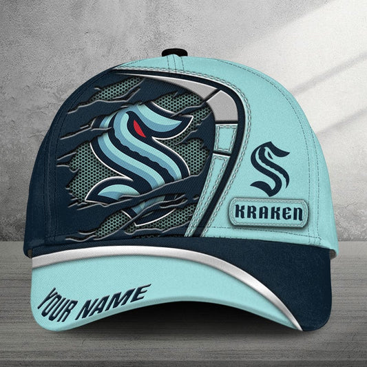 LIMITED EDITION - NEW CUSTOMIZED NHL20 STK SEATTLE KRAKEN CLASSIC CAP