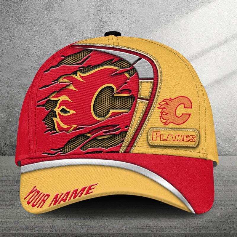 LIMITED EDITION - NEW CUSTOMIZED NHL17 CGF CALGARY FLAMES CLASSIC CAP