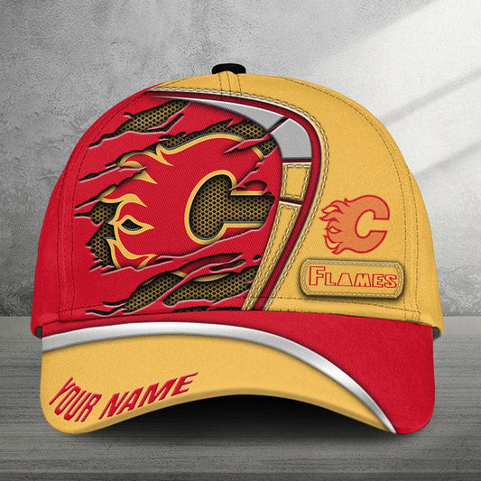 LIMITED EDITION - NEW CUSTOMIZED NHL17 CGF CALGARY FLAMES CLASSIC CAP