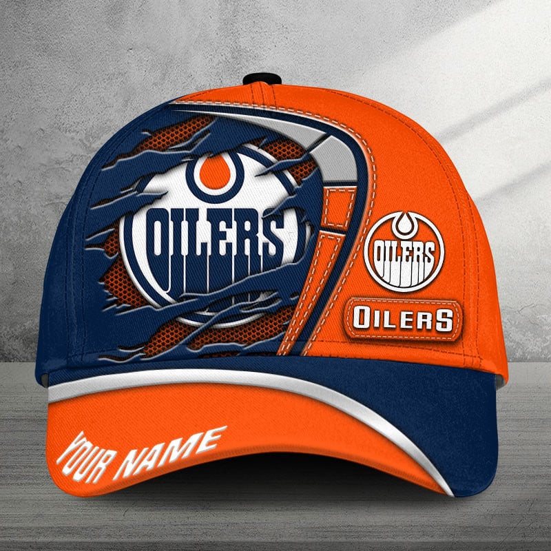 LIMITED EDITION - NEW CUSTOMIZED NHL03 EMO EDMONTON OILERS CLASSIC CAP
