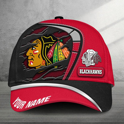 LIMITED EDITION - NEW CUSTOMIZED NHL08 CBH CHICAGO BLACKHAWKS CLASSIC CAP