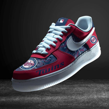 LIMITED EDITION - NEW CUSTOMIZED MLB22 MTS MINNESOTA TWINS AF1 SNEAKERS