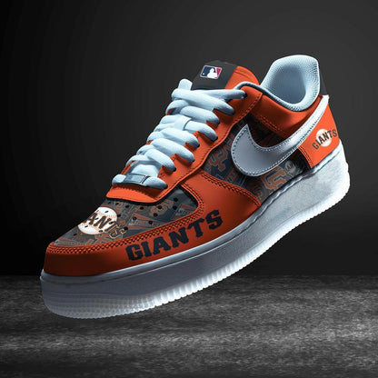 LIMITED EDITION - NEW CUSTOMIZED MLB06 SFG SAN FRANCISCO GIANTS AF1 SNEAKERS