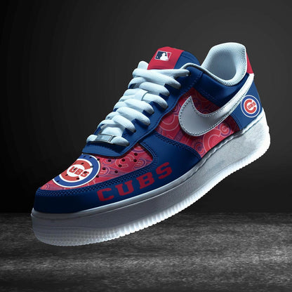 LIMITED EDITION - NEW CUSTOMIZED MLB04 CCS CHICAGO CUBS AF1 SNEAKERS