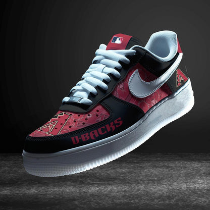LIMITED EDITION - NEW CUSTOMIZED MLB07 ADS ARIZONA DIAMONDBACKS AF1 SNEAKERS