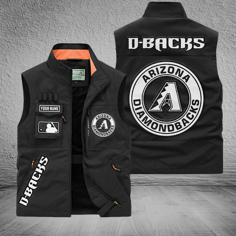 LIMITED EDITION - NEW CUSTOMIZED MLB07 ADS ARIZONA DIAMONDBACKS SLEEVELESS VEST