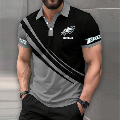LIMITED EDITION - NEW CUSTOMIZED NFL02 PPE PHILADELPHIA EAGLES POLO SHIRT