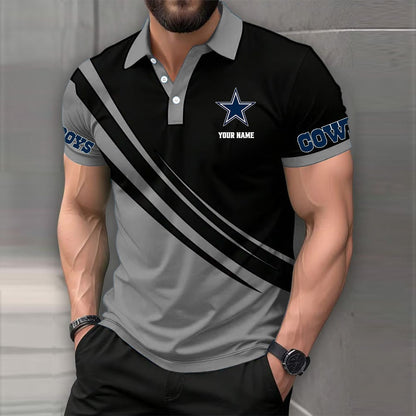 LIMITED EDITION - NEW CUSTOMIZED NFL21 DCB DALLAS COWBOYS POLO SHIRT