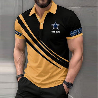 LIMITED EDITION - NEW CUSTOMIZED NFL21 DCB DALLAS COWBOYS POLO SHIRT