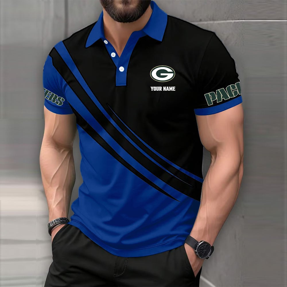 LIMITED EDITION - NEW CUSTOMIZED NFL08 GBP GREEN BAY PACKERS POLO SHIRT