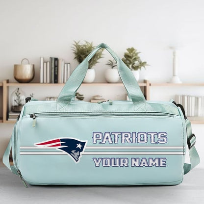 LIMITED EDITION - NEW CUSTOMIZED NFL27 NEP NEW ENGLAND PATRIOTS SPORTS FITNESS BAG