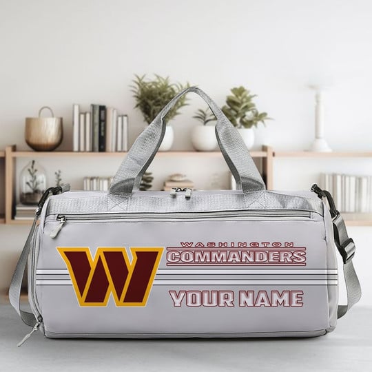 LIMITED EDITION - NEW CUSTOMIZED NFL12 WTC WASHINGTON COMMANDERS SPORTS FITNESS BAG