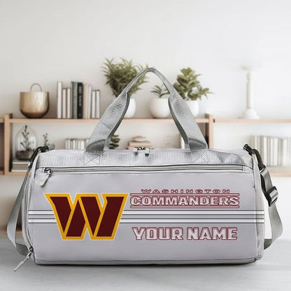 LIMITED EDITION - NEW CUSTOMIZED NFL12 WTC WASHINGTON COMMANDERS SPORTS FITNESS BAG