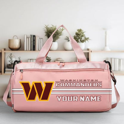 LIMITED EDITION - NEW CUSTOMIZED NFL12 WTC WASHINGTON COMMANDERS SPORTS FITNESS BAG