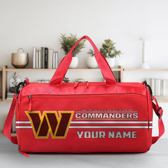 LIMITED EDITION - NEW CUSTOMIZED NFL12 WTC WASHINGTON COMMANDERS SPORTS FITNESS BAG