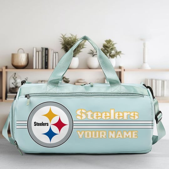 LIMITED EDITION - NEW CUSTOMIZED NFL14 PSB PITTSBURGH STEELERS SPORTS FITNESS BAG