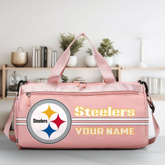 LIMITED EDITION - NEW CUSTOMIZED NFL14 PSB PITTSBURGH STEELERS SPORTS FITNESS BAG