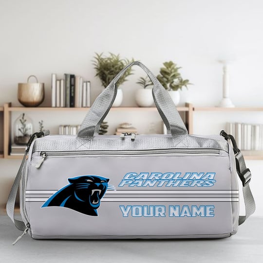 LIMITED EDITION - NEW CUSTOMIZED NFL23 CLP CAROLINA PANTHERS SPORTS FITNESS BAG