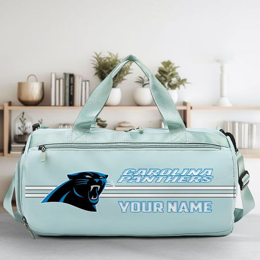 LIMITED EDITION - NEW CUSTOMIZED NFL23 CLP CAROLINA PANTHERS SPORTS FITNESS BAG