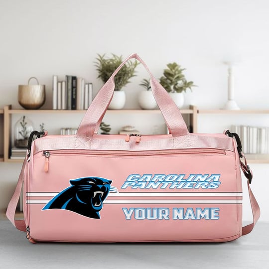 LIMITED EDITION - NEW CUSTOMIZED NFL23 CLP CAROLINA PANTHERS SPORTS FITNESS BAG