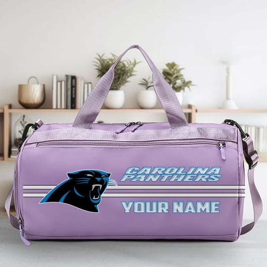 LIMITED EDITION - NEW CUSTOMIZED NFL23 CLP CAROLINA PANTHERS SPORTS FITNESS BAG