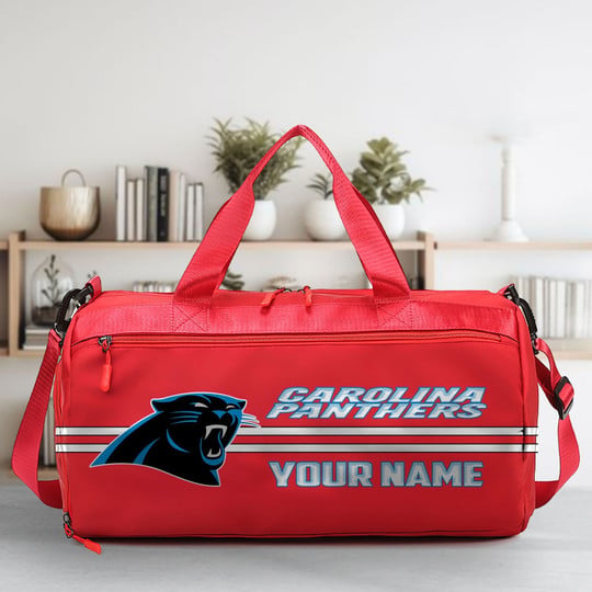 LIMITED EDITION - NEW CUSTOMIZED NFL23 CLP CAROLINA PANTHERS SPORTS FITNESS BAG