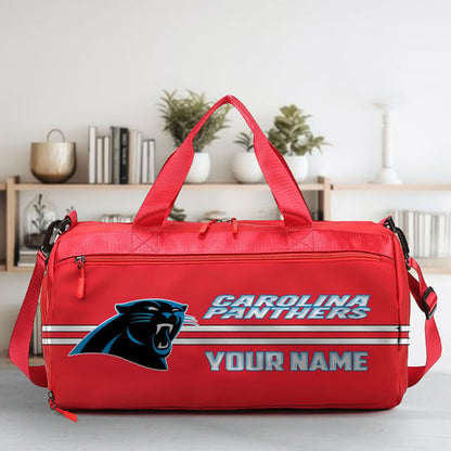 LIMITED EDITION - NEW CUSTOMIZED NFL23 CLP CAROLINA PANTHERS SPORTS FITNESS BAG