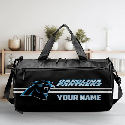 LIMITED EDITION - NEW CUSTOMIZED NFL23 CLP CAROLINA PANTHERS SPORTS FITNESS BAG