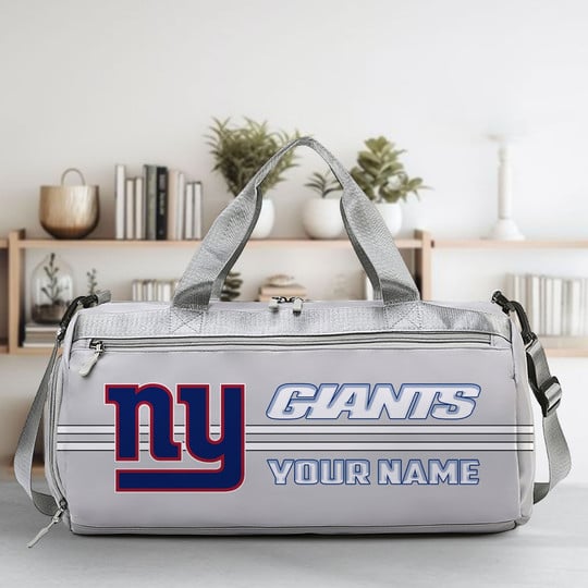 LIMITED EDITION - NEW CUSTOMIZED NFL32 NYG NEW YORK GIANTS SPORTS FITNESS BAG