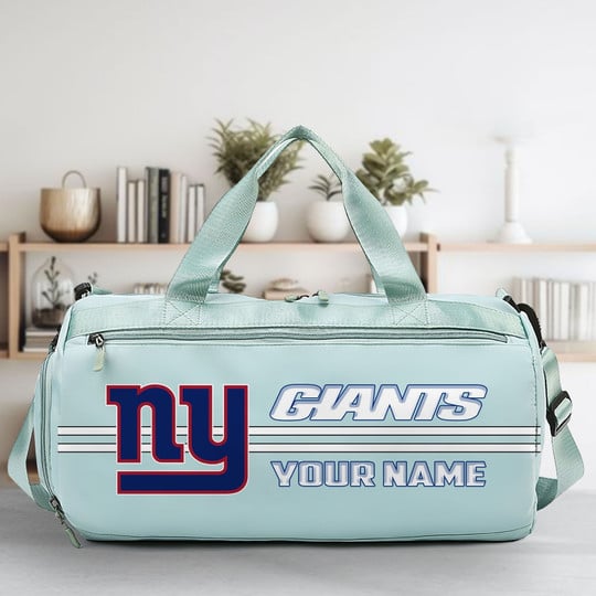 LIMITED EDITION - NEW CUSTOMIZED NFL32 NYG NEW YORK GIANTS SPORTS FITNESS BAG