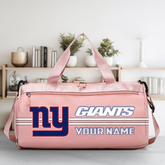LIMITED EDITION - NEW CUSTOMIZED NFL32 NYG NEW YORK GIANTS SPORTS FITNESS BAG
