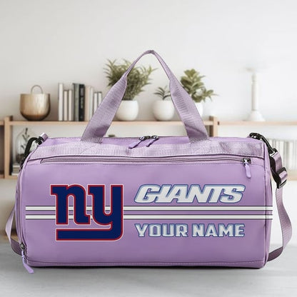 LIMITED EDITION - NEW CUSTOMIZED NFL32 NYG NEW YORK GIANTS SPORTS FITNESS BAG