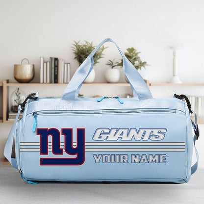 LIMITED EDITION - NEW CUSTOMIZED NFL32 NYG NEW YORK GIANTS SPORTS FITNESS BAG