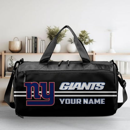 LIMITED EDITION - NEW CUSTOMIZED NFL32 NYG NEW YORK GIANTS SPORTS FITNESS BAG